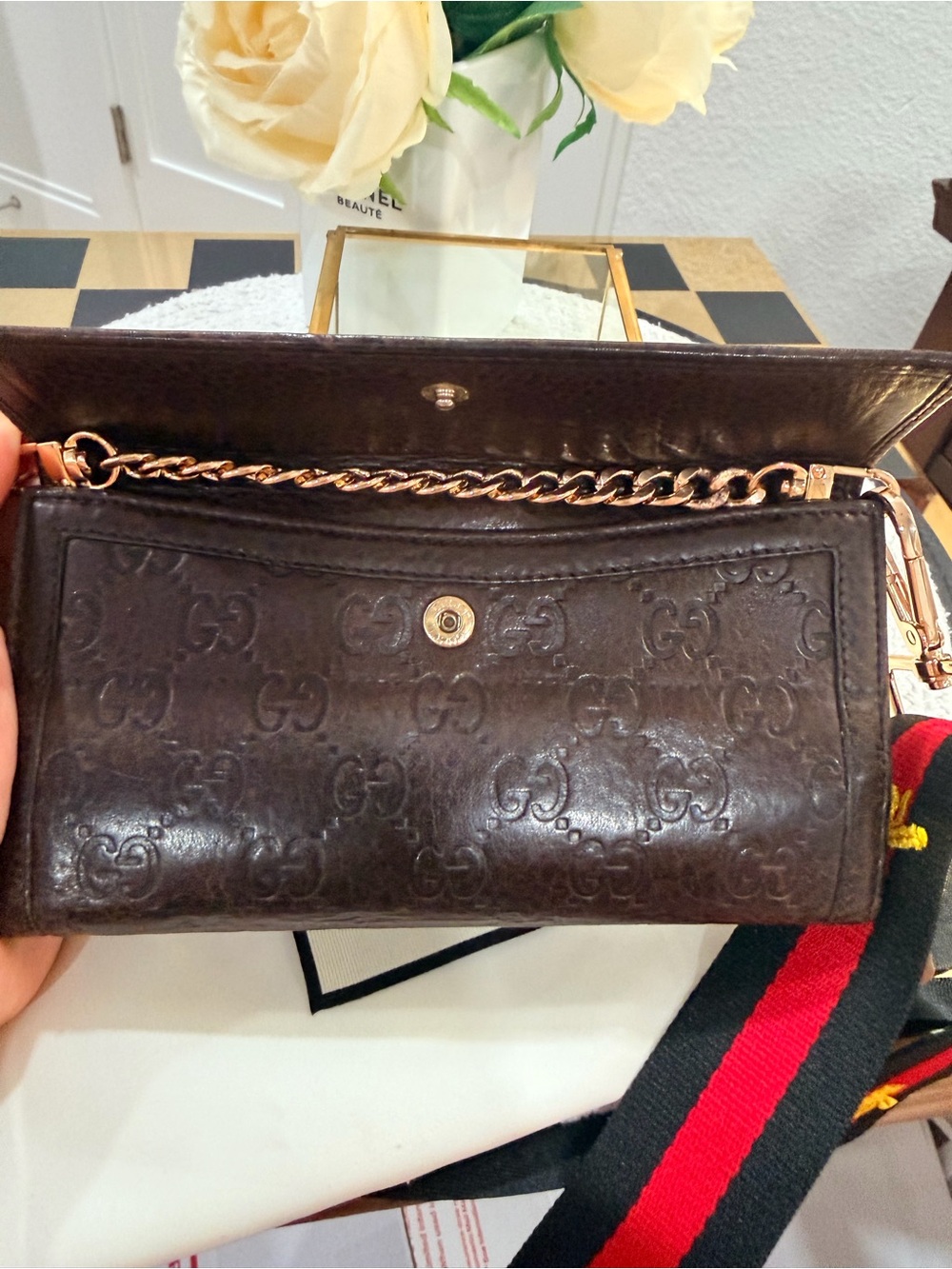 Gucci Signoria Continental Wallet in Guccissima leather | Bee Pattern Strap/-Bag - Picture 16 of 17